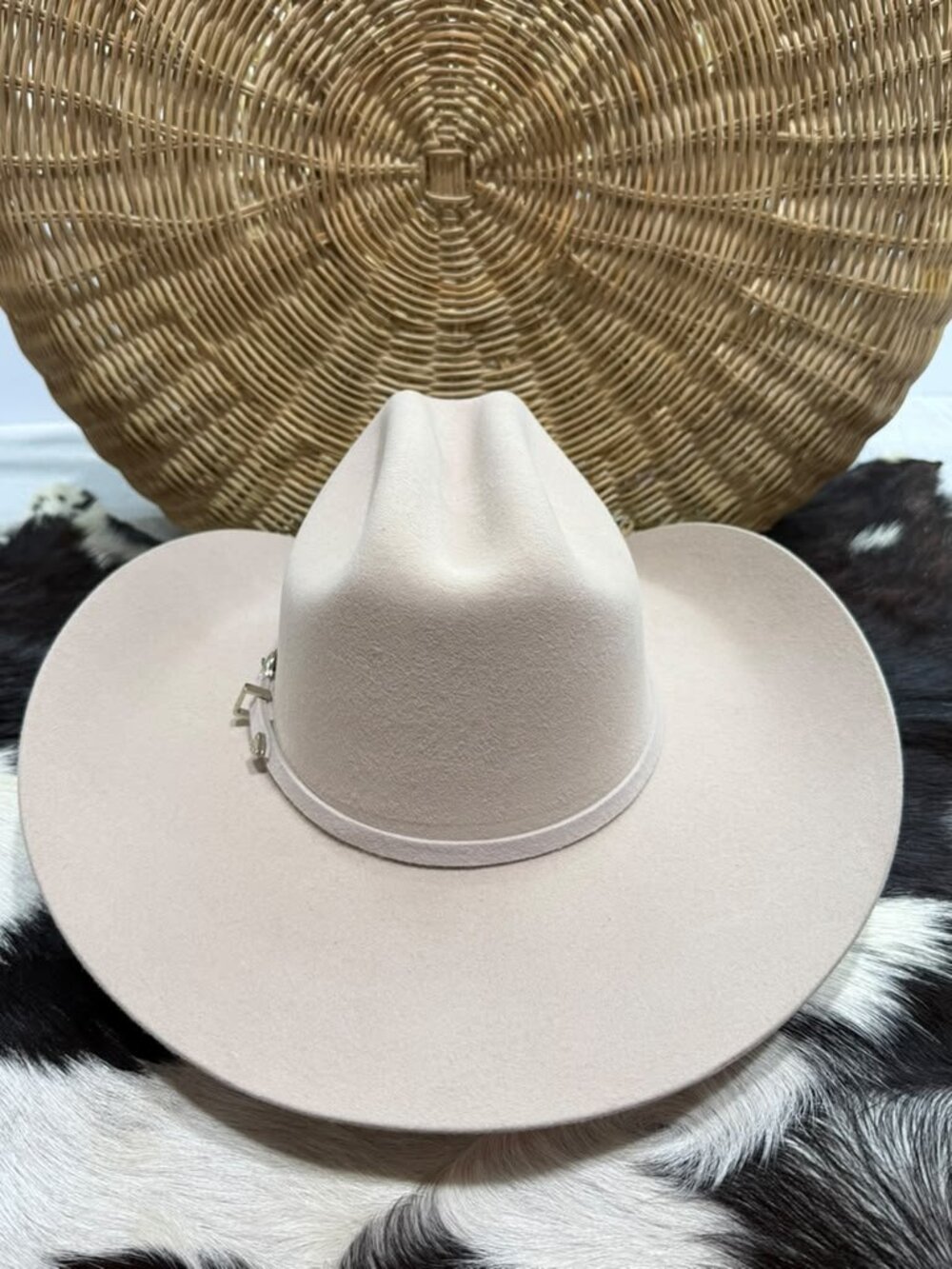Justin Laredo 3X Silverbelly Wool Cowboy Hat 7 1/4 - Picture 3 of 5